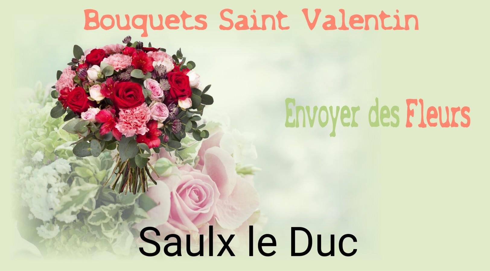 Roses de Saint-Valentin livrées à Saulx-le-Duc